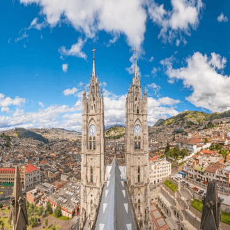 Quito के लिए अंतिम मिनट की उड़ान